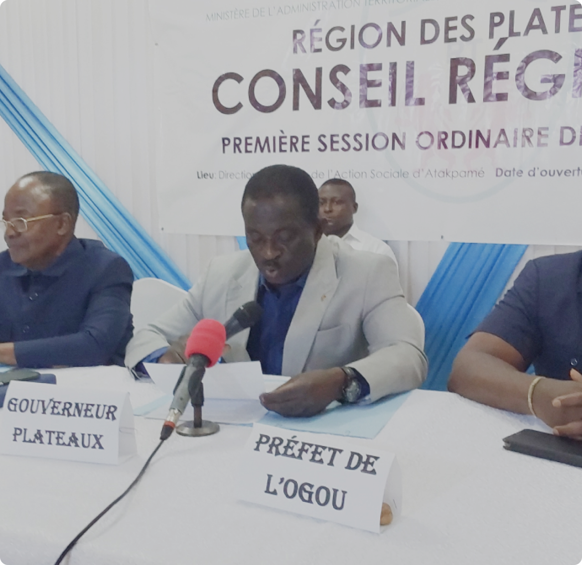 Réunion du Conseil Régional